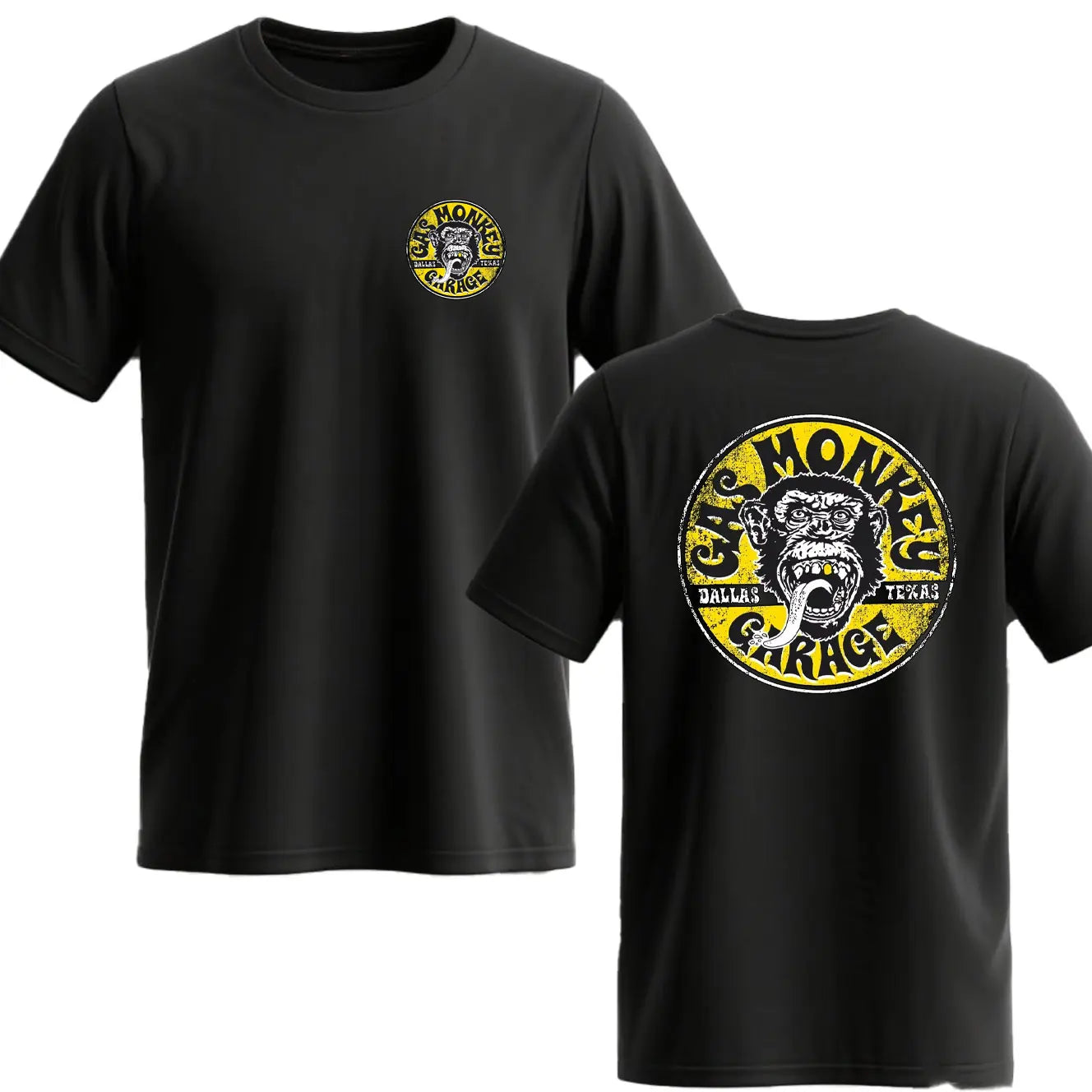 Trending Gas Monkeys Garage Print Short-sleev Hot Sale Vintage Fashion Men T Shirt Unique Classic Streetwear Harajuku Cotton Top