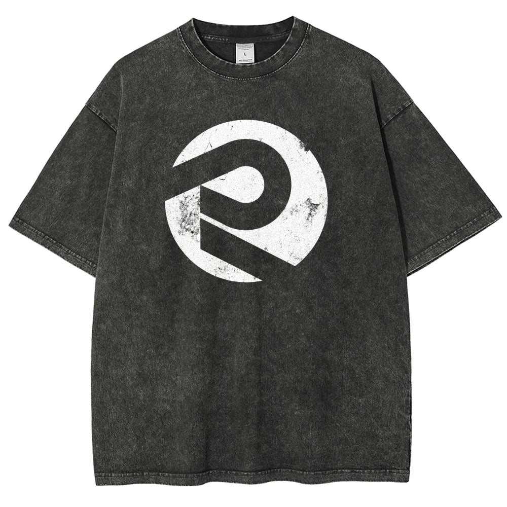 Hot Game ARC Raiders Washed Oversized T-shirt Men Women Retro Street Y2k Heavy Cotton High Quality Short Sleeve Casual Clothing