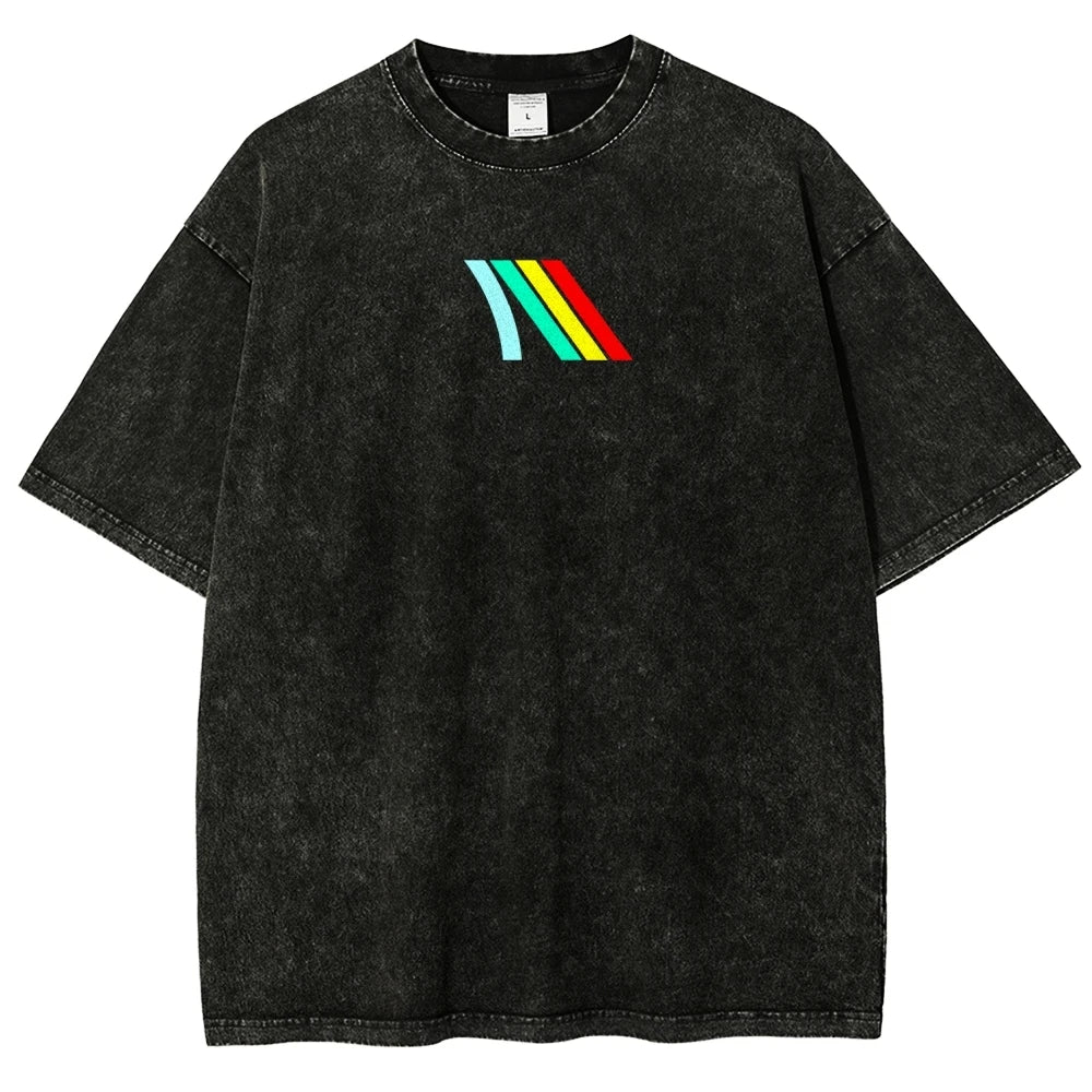 Hot Game ARC Raiders Washed Oversized T-shirt Men Women Retro Street Y2k Heavy Cotton High Quality Short Sleeve Casual Clothing